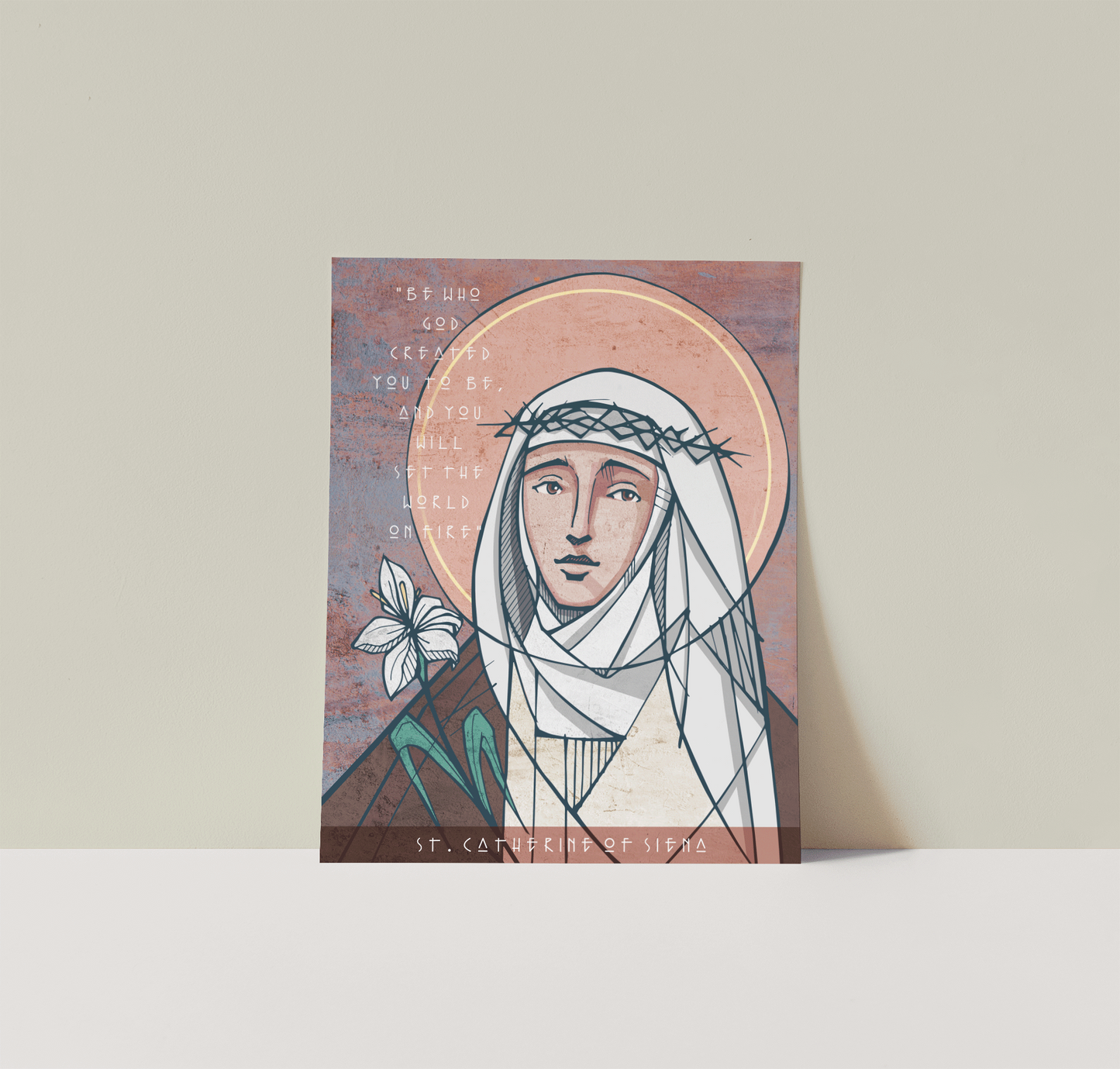 Saints Alive St. Catherine of Siena Print #1