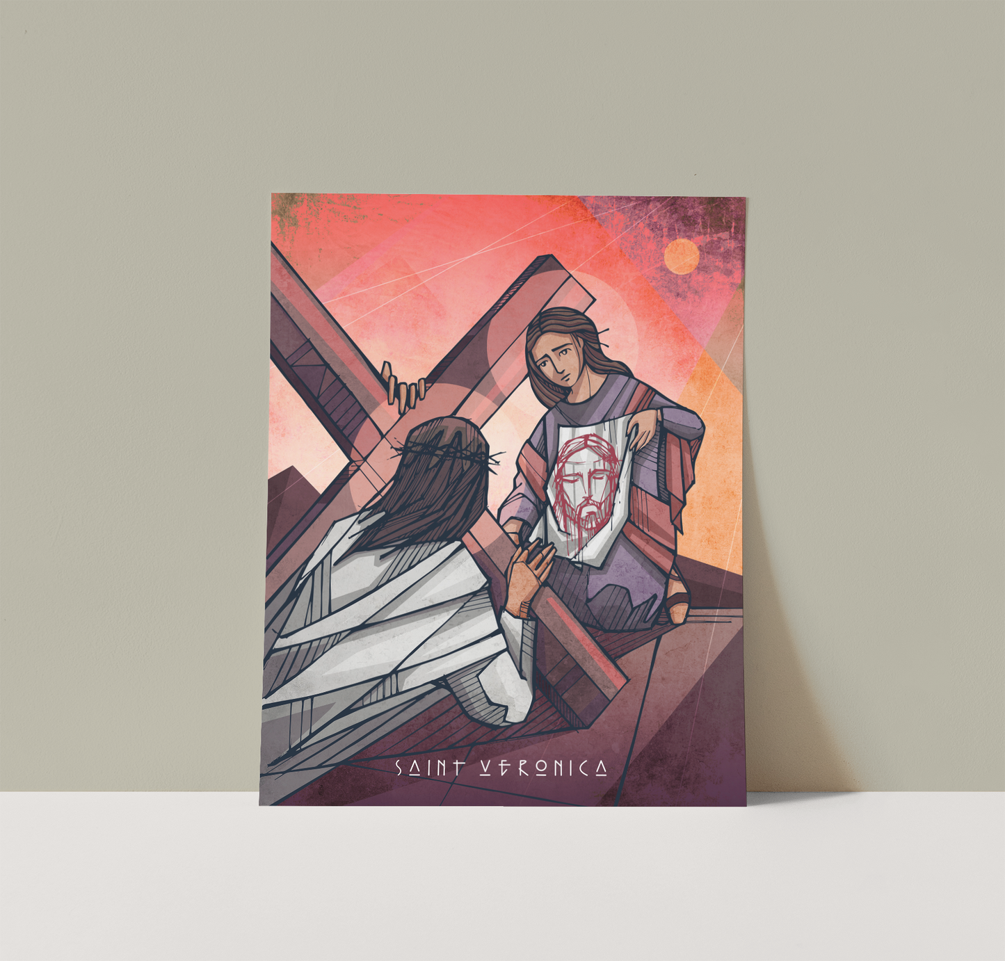 Saints Alive St. Veronica Print