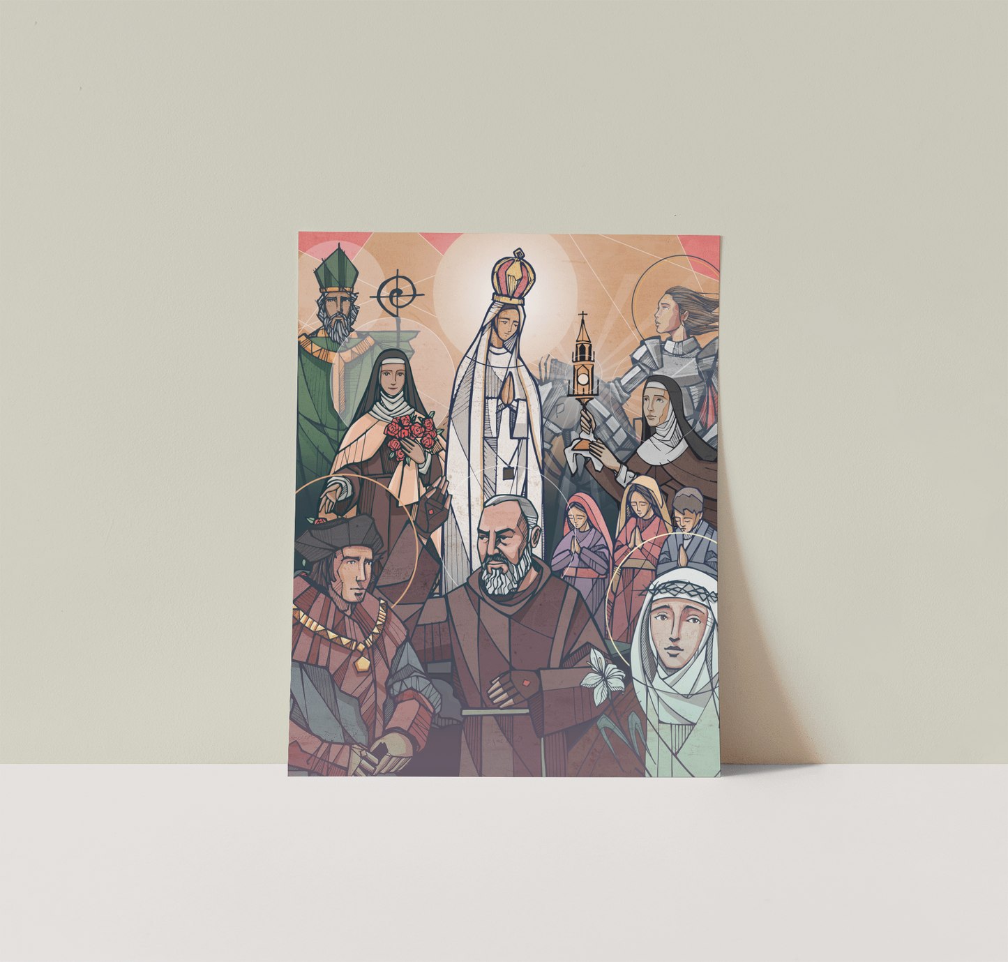 Saints Alive All Saints Print