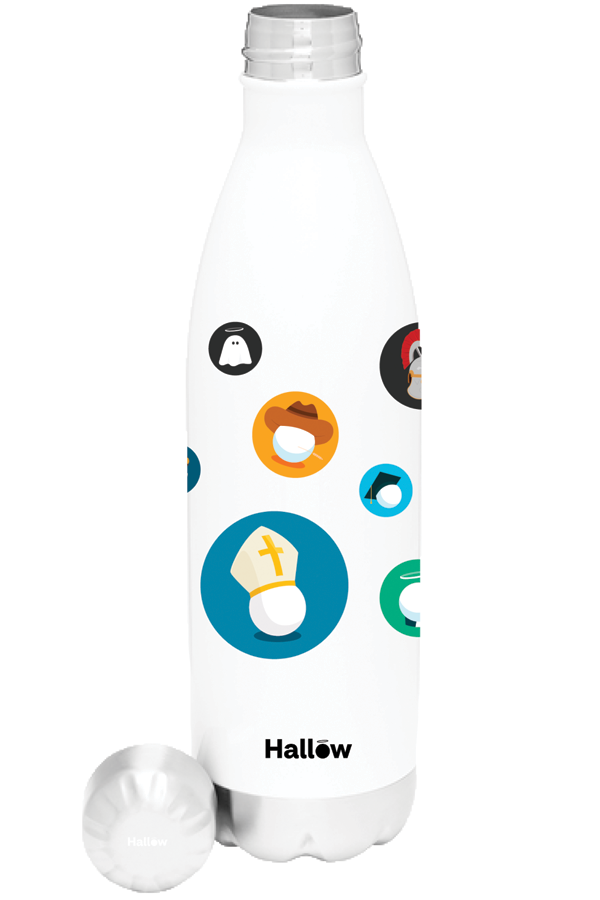 Hallow Emoji Water Bottle