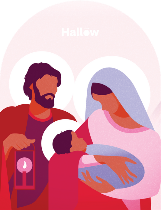 Holy Family 3” Sticker