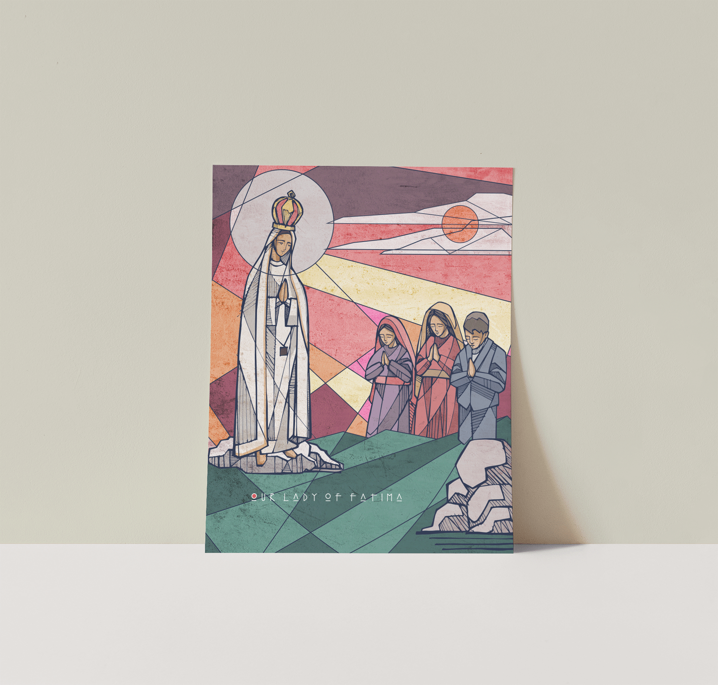 Saints Alive Our Lady of Fatima Print