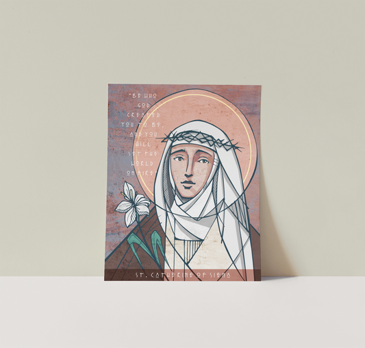 Saints Alive St. Catherine of Siena Print