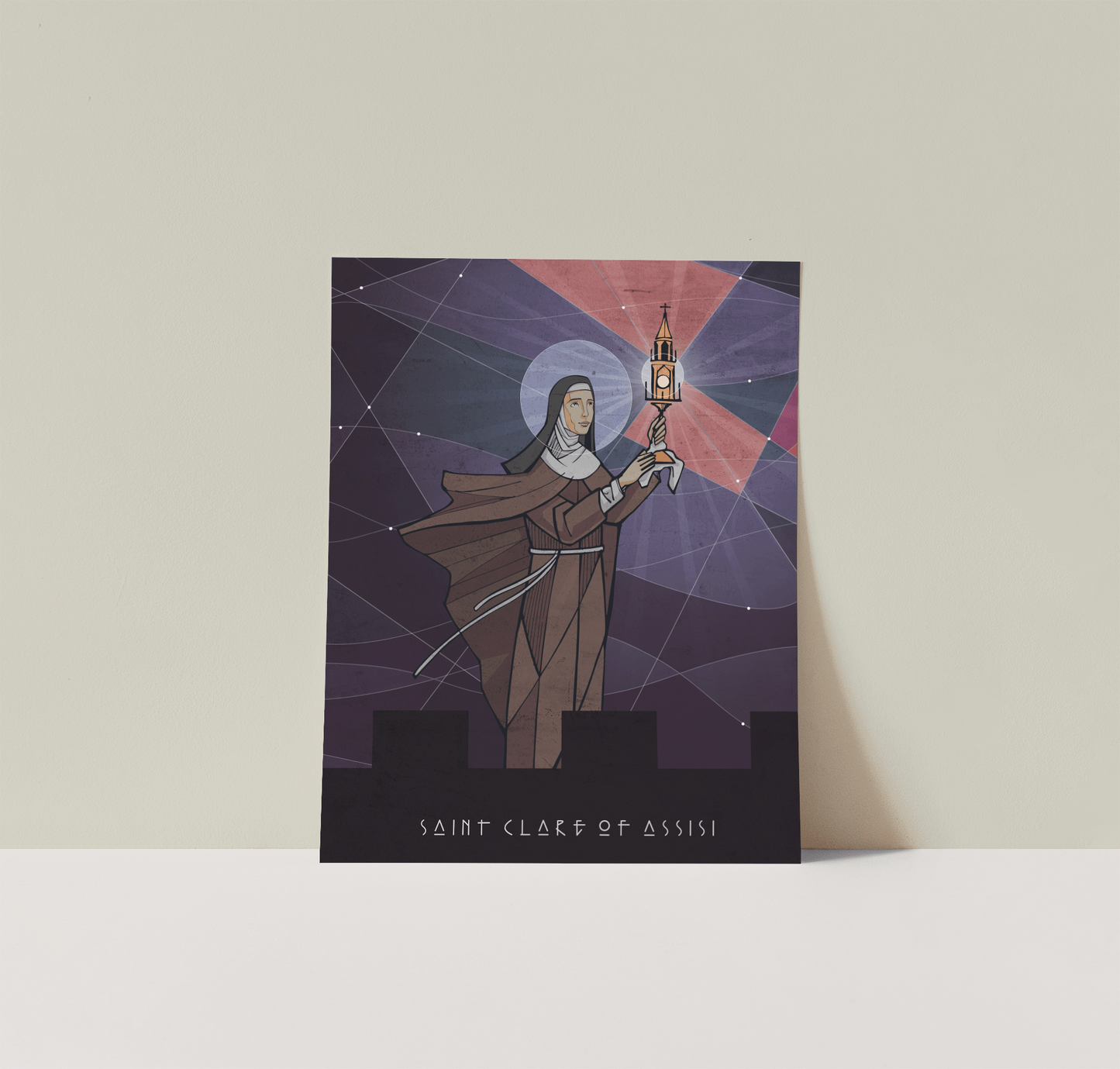 Saints Alive St. Clare of Assisi Print