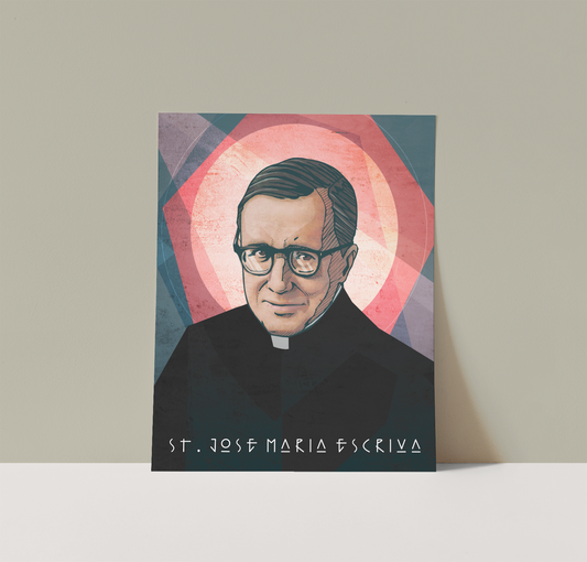 Saints Alive St. Josemaria Escriva Print