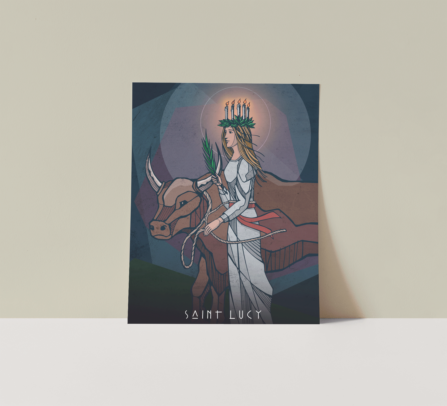 Saints Alive St. Lucy Print