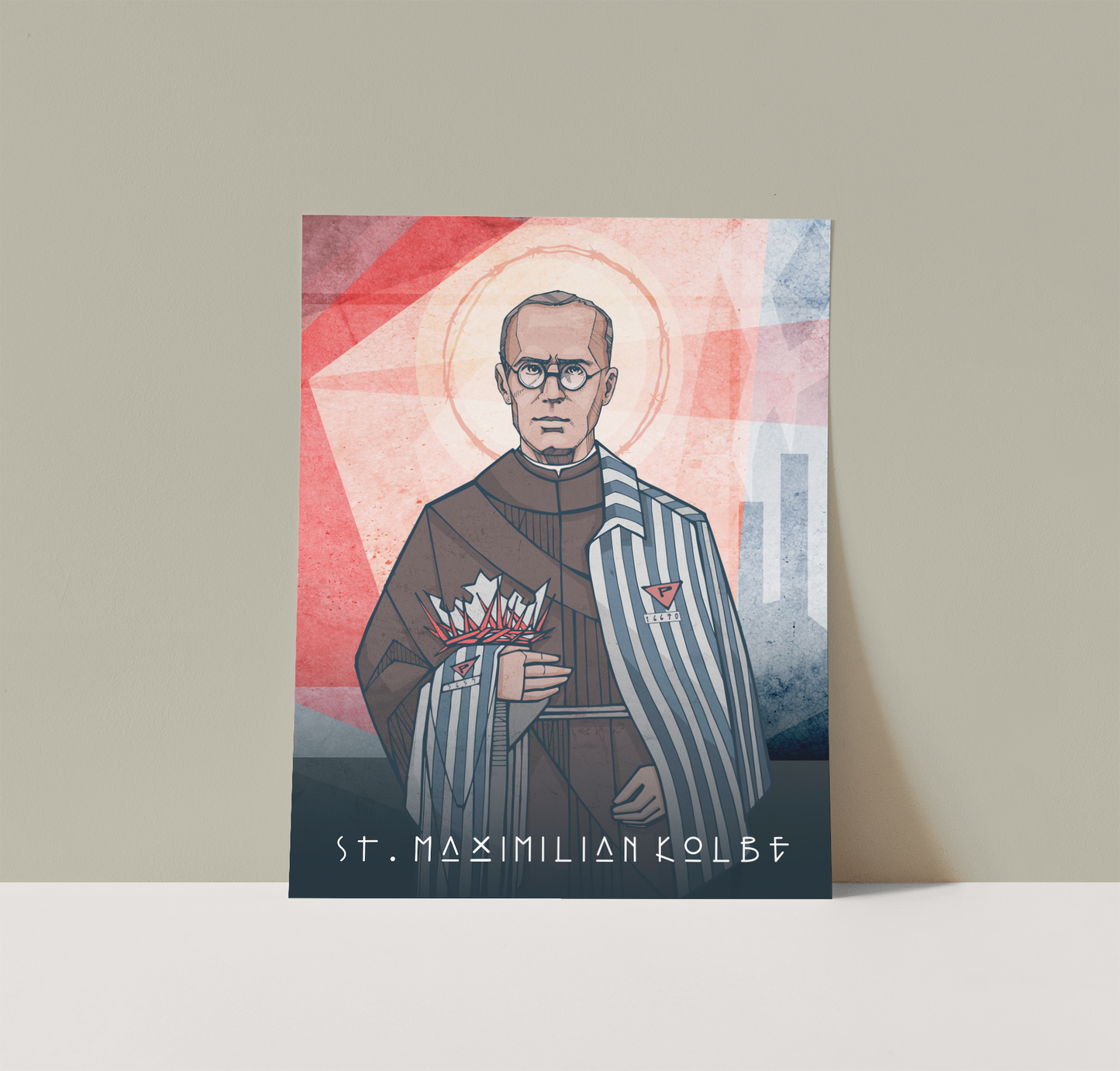 Saints Alive St. Maximillian Kolbe Print