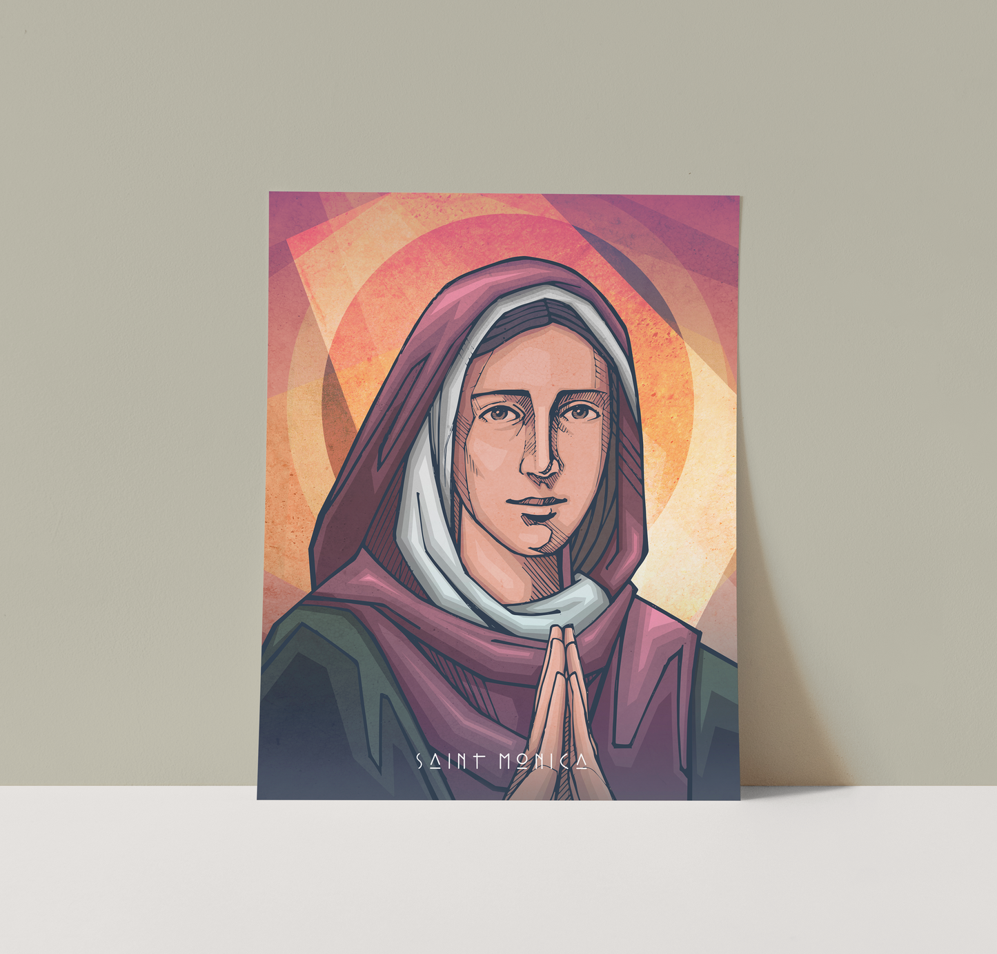 Saints Alive St. Monica Print