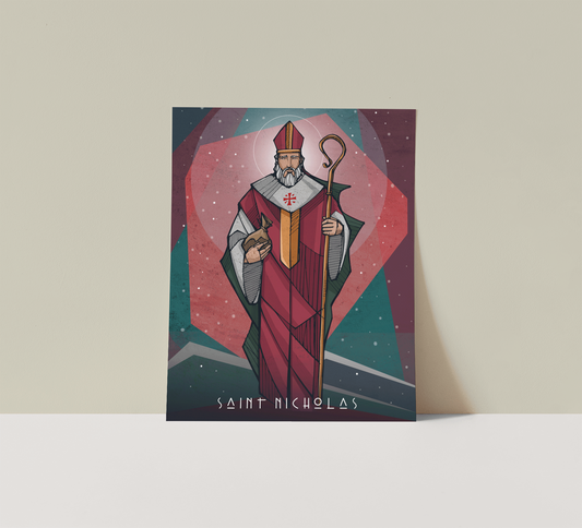 Saints Alive St. Nicholas Print