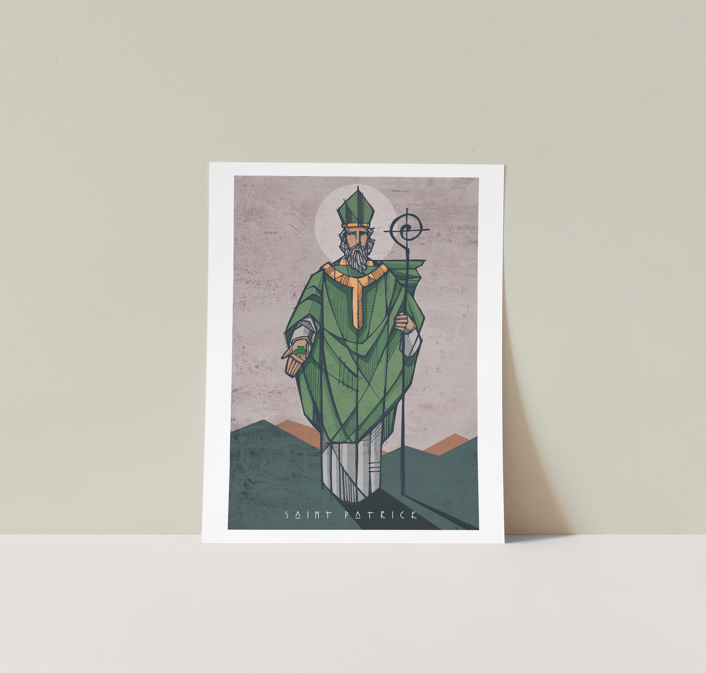 Saints Alive St. Patrick Print