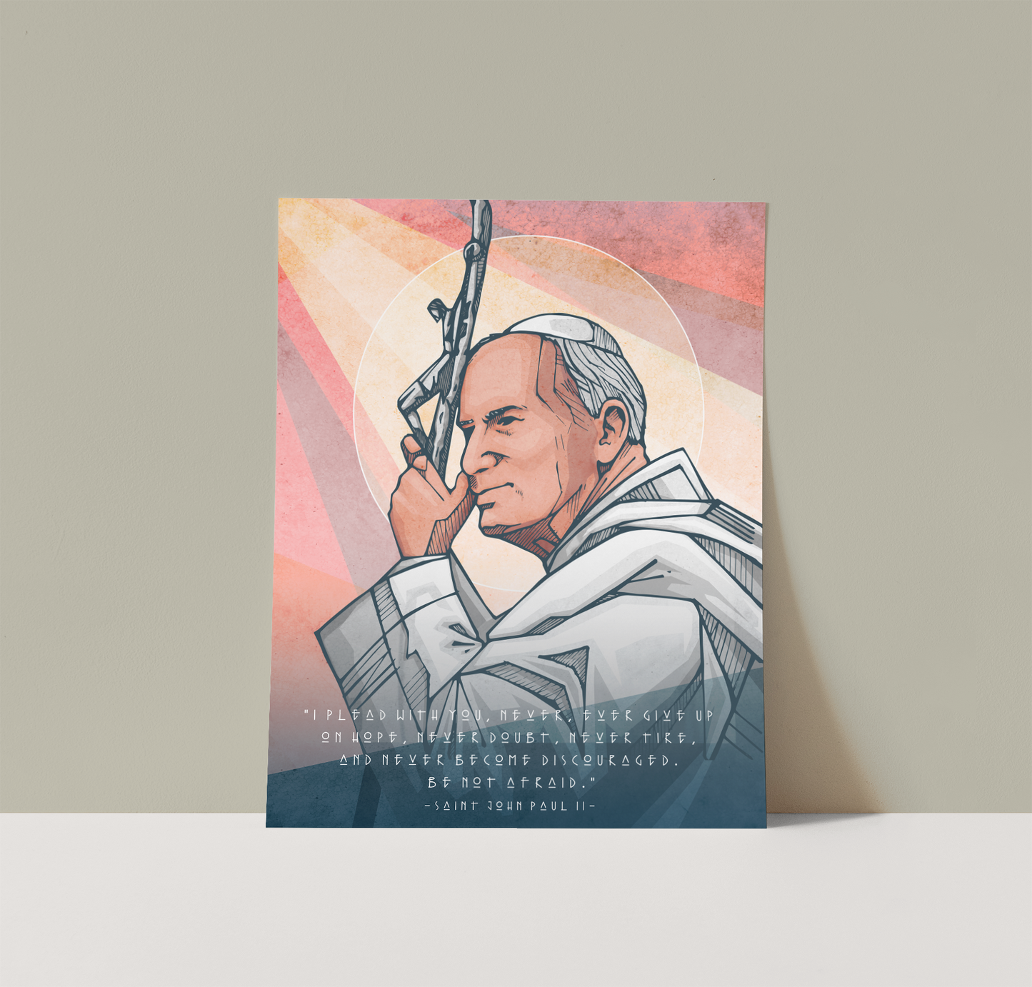 Saints Alive John Paul II Print #3