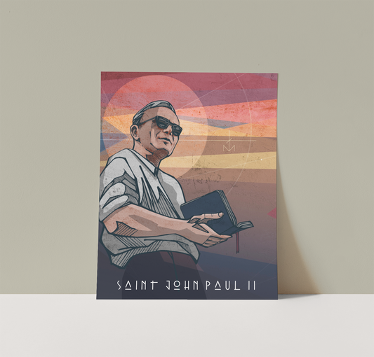 Saints Alive John Paul II Print