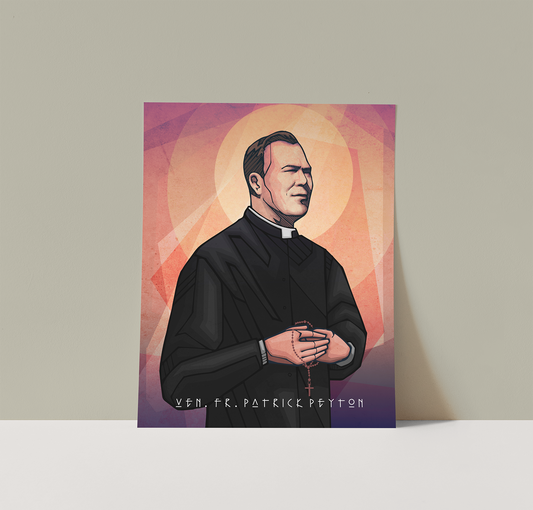 Saints Alive Venerable Fr. Patrick Peyton Print